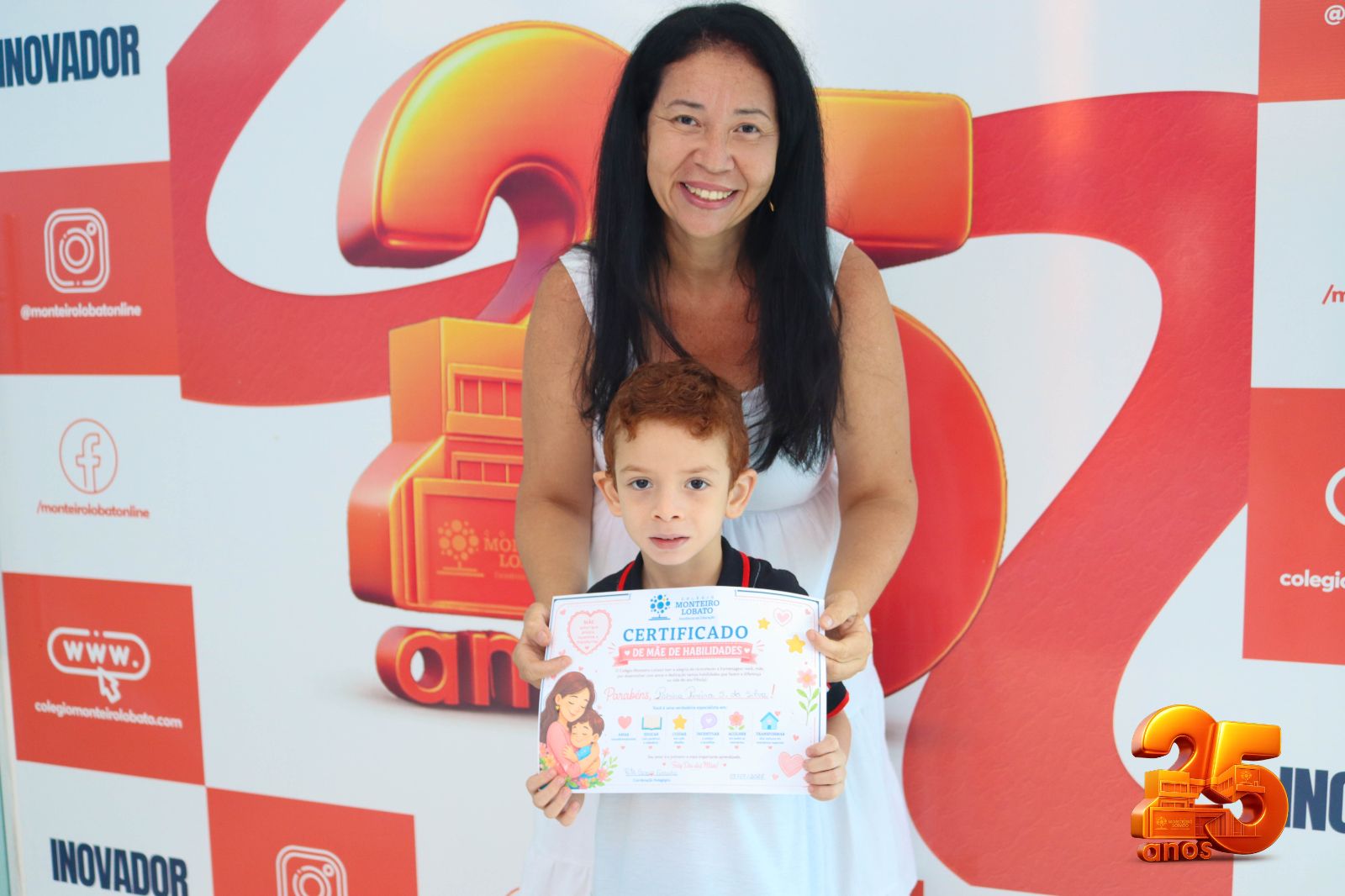 Certificado Dia das Mães 2026