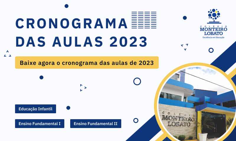 Cronograma de aulas - 2023